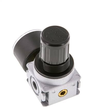 Pressure Regulator G1/8'' 1450 l/min 0.2-6.0bar/3-87psi Zinc Die-Cast 40 mm Pressure Gauge Multifix 0