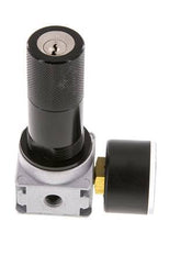 Pressure Regulator G1/8'' 1450 l/min 0.1-3.0bar/1-44psi Zinc Die-Cast 40 mm Pressure Gauge Cylinder Lock Multifix 0