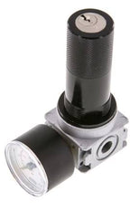 Pressure Regulator G1/8'' 1450 l/min 0.1-3.0bar/1-44psi Zinc Die-Cast 40 mm Pressure Gauge Cylinder Lock Multifix 0