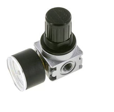 Pressure Regulator G1/4'' 1450 l/min 0.1-1.0bar/1-14psi Zinc Die-Cast 40 mm Pressure Gauge Multifix 0