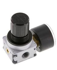 Pressure Regulator G1/4'' 1450 l/min 0.5-10.0bar/7-145psi Zinc Die-Cast 40 mm Pressure Gauge Multifix 0