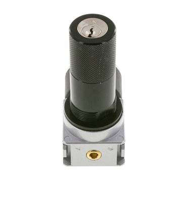 Pressure Regulator G1/4'' 1450 l/min 0.2-6.0bar/3-87psi Zinc Die-Cast 40 mm Pressure Gauge Cylinder Lock Multifix 0
