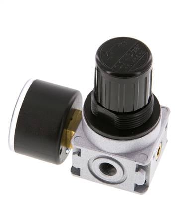 Pressure Regulator G1/8'' 1450 l/min 0.1-3.0bar/1-44psi Zinc Die-Cast 40 mm Pressure Gauge Multifix 0