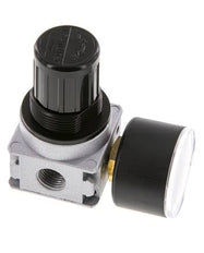 Pressure Regulator G1/4'' 1450 l/min 0.5-10.0bar/7-145psi Zinc Die-Cast 40 mm Pressure Gauge Multifix 0