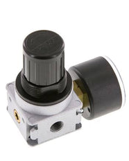 Pressure Regulator G1/8'' 1450 l/min 0.2-6.0bar/3-87psi Zinc Die-Cast 40 mm Pressure Gauge Multifix 0