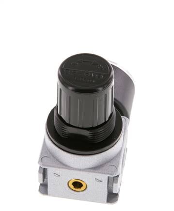 Pressure Regulator G1/4'' 1450 l/min 0.2-6.0bar/3-87psi Zinc Die-Cast 40 mm Pressure Gauge Multifix 0