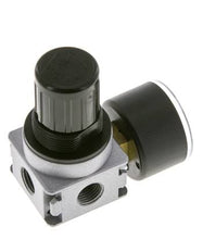 Pressure Regulator for Manifold Assembly G1/4'' 1450 l/min 0.2-6.0bar/3-87psi Zinc Die-Cast 40 mm Pressure Gauge Multifix 0