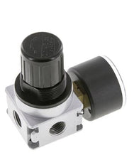 Pressure Regulator for Manifold Assembly G1/4'' 1450 l/min 0.1-3.0bar/1-44psi Zinc Die-Cast 40 mm Pressure Gauge Multifix 0
