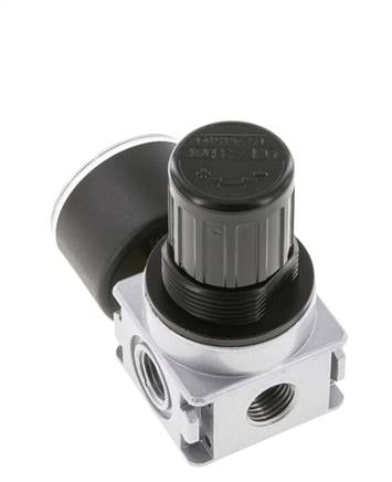 Pressure Regulator for Manifold Assembly G1/4'' 1450 l/min 0.1-3.0bar/1-44psi Zinc Die-Cast 40 mm Pressure Gauge Multifix 0