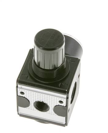 Pressure Regulator for Manifold Assembly G1/4'' 2250 l/min 0.5-16.0bar/7-232psi Zinc Die-Cast 40 mm Pressure Gauge Multifix 1