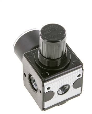 Pressure Regulator for Manifold Assembly G1/4'' 2250 l/min 0.1-3.0bar/1-44psi Zinc Die-Cast 40 mm Pressure Gauge Multifix 1