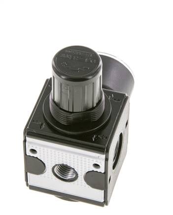 Pressure Regulator for Manifold Assembly G1/4'' 2250 l/min 0.1-3.0bar/1-44psi Zinc Die-Cast 40 mm Pressure Gauge Multifix 1