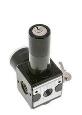 Pressure Regulator for Manifold Assembly G1/4'' 2250 l/min 0.5-10.0bar/7-145psi Zinc Die-Cast 40 mm Pressure Gauge Cylinder Lock Multifix 1