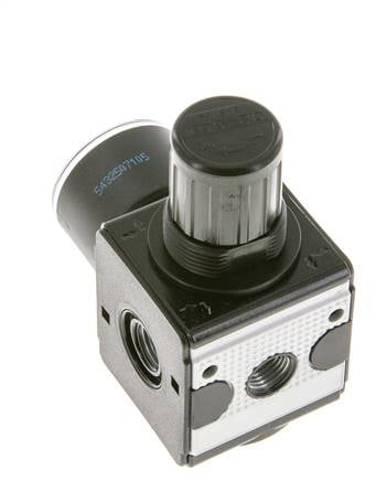 Pressure Regulator for Manifold Assembly G1/4'' 2250 l/min 0.2-6.0bar/3-87psi Zinc Die-Cast 40 mm Pressure Gauge Multifix 1