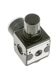 Pressure Regulator for Manifold Assembly G1/4'' 2250 l/min 0.2-6.0bar/3-87psi Zinc Die-Cast 40 mm Pressure Gauge Multifix 1