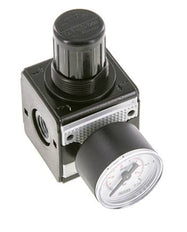 Pressure Regulator for Manifold Assembly G1/4'' 2250 l/min 0.1-3.0bar/1-44psi Zinc Die-Cast 40 mm Pressure Gauge Multifix 1