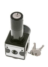 Pressure Regulator for Manifold Assembly G1/4'' 2250 l/min 0.5-10.0bar/7-145psi Zinc Die-Cast 40 mm Pressure Gauge Cylinder Lock Multifix 1