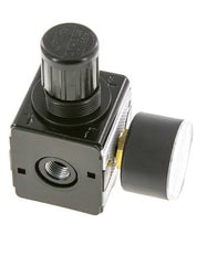 Pressure Regulator for Manifold Assembly G1/4'' 2250 l/min 0.1-3.0bar/1-44psi Zinc Die-Cast 40 mm Pressure Gauge Multifix 1