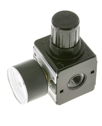 Pressure Regulator for Manifold Assembly G1/4'' 2250 l/min 0.5-16.0bar/7-232psi Zinc Die-Cast 40 mm Pressure Gauge Multifix 1