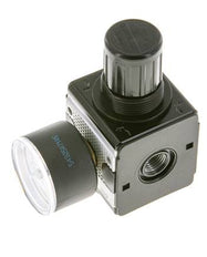 Pressure Regulator for Manifold Assembly G1/4'' 2250 l/min 0.2-6.0bar/3-87psi Zinc Die-Cast 40 mm Pressure Gauge Multifix 1