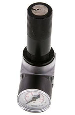 Pressure Regulator G1/4'' 600 l/min 0.5-10.0bar/7-145psi Zinc Die-Cast 40 mm Pressure Gauge Cylinder Lock Multifix 0