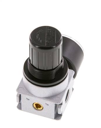 Pressure Regulator G1/4'' 600 l/min 0.5-10.0bar/7-145psi Zinc Die-Cast 40 mm Pressure Gauge Multifix 0