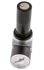 Pressure Regulator G1/8'' 600 l/min 0.5-10.0bar/7-145psi Zinc Die-Cast 40 mm Pressure Gauge Cylinder Lock Multifix 0