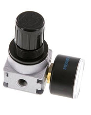 Pressure Regulator G1/8'' 600 l/min 0.5-10.0bar/7-145psi Zinc Die-Cast 40 mm Pressure Gauge Multifix 0
