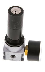 Pressure Regulator G1/8'' 600 l/min 0.5-10.0bar/7-145psi Zinc Die-Cast 40 mm Pressure Gauge Cylinder Lock Multifix 0