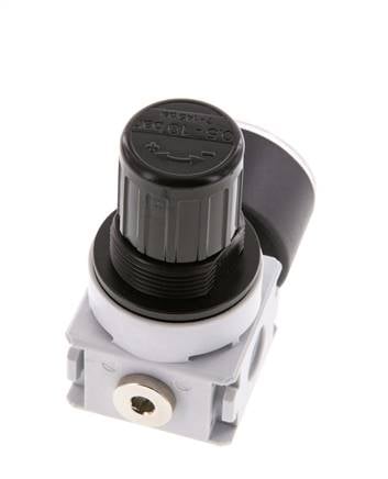 Pressure Regulator G1/4'' 700 l/min 0.5-10.0bar/7-145psi Air Water PA 40 mm Pressure Gauge Multifix 0