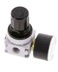 Pressure Regulator G1/4'' 700 l/min 0.2-6.0bar/3-87psi Air Water PA 40 mm Pressure Gauge Multifix 0