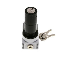 Pressure Regulator G1/4'' 700 l/min 0.2-6.0bar/3-87psi Air Water PA 40 mm Pressure Gauge Cylinder Lock Multifix 0