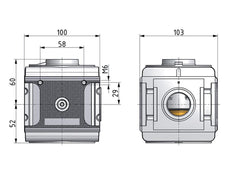 Pressure Regulator Pilot Operated G1'' 17500 l/min 0.5-16.0bar/7-232psi Aluminium Multifix 5