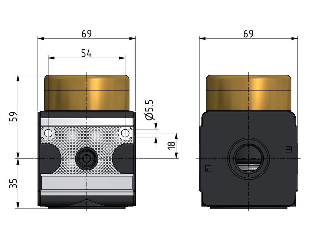 Pressure Regulator Pilot Operated G3/4'' 8700 l/min 0.5-16.0bar/7-232psi Zinc Die-Cast Multifix 2