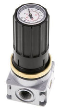 Pressure Regulator G1/4'' 1450 l/min 0.2-6.0bar/3-87psi Zinc Die-Cast Knob with Gauge Multifix 0
