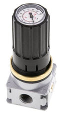 Pressure Regulator G1/4'' 1450 l/min 0.2-6.0bar/3-87psi Zinc Die-Cast Knob with Gauge Multifix 0