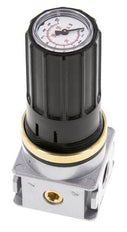 Pressure Regulator G1/4'' 1450 l/min 0.2-6.0bar/3-87psi Zinc Die-Cast Knob with Gauge Multifix 0