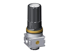 Pressure Regulator G1/4'' 1450 l/min 0.2-6.0bar/3-87psi Zinc Die-Cast Knob with Gauge Multifix 0
