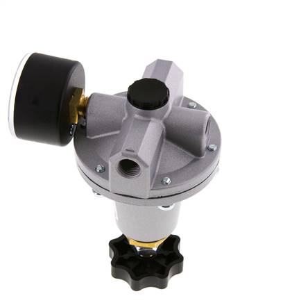 Precision Pressure Regulator G1/4'' 550 l/min 0.0-1.0bar/0-14psi Zinc Die-Cast Standard 3