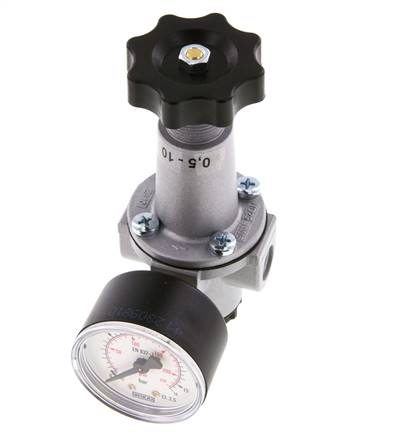 Pressure Regulator G1/4'' 1000 l/min 0.5-16.0bar/7-232psi Zinc Die-Cast Standard 1