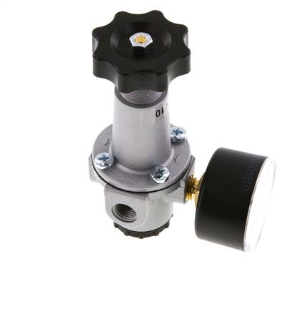 Pressure Regulator G1/4'' 1000 l/min 0.1-3.0bar/1-44psi Zinc Die-Cast Standard 1
