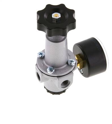 Pressure Regulator G1/4'' 1000 l/min 0.5-10.0bar/7-145psi Zinc Die-Cast Standard 1