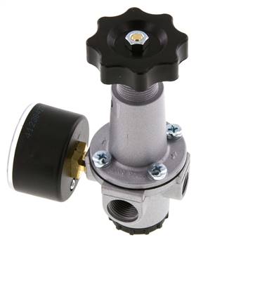 Pressure Regulator G3/8'' 1000 l/min 0.1-3.0bar/1-44psi Zinc Die-Cast Standard 1