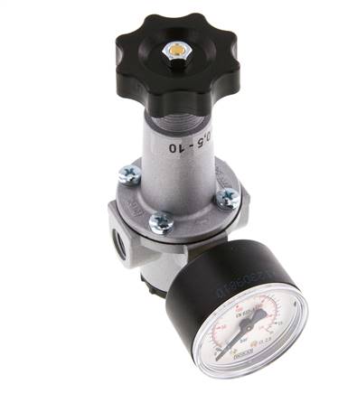 Pressure Regulator G1/4'' 1000 l/min 0.5-16.0bar/7-232psi Zinc Die-Cast Standard 1