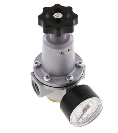 Pressure Regulator G1/2'' 2100 l/min 0.5-16.0bar/7-232psi Zinc Die-Cast Standard 2