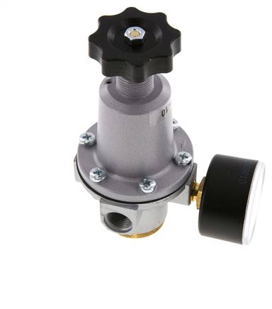 Pressure Regulator G3/8'' 2100 l/min 0.1-3.0bar/1-44psi Zinc Die-Cast Standard 2