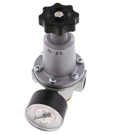 Pressure Regulator G3/8'' 2100 l/min 0.2-6.0bar/3-87psi Zinc Die-Cast Standard 2