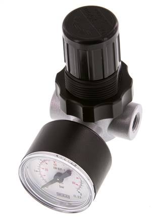 Pressure Regulator G1/8'' 450 l/min 0.1-3.5bar/1-51psi Zinc Die-Cast Standard 0
