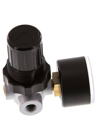 Pressure Regulator G1/8'' 450 l/min 0.5-10.0bar/7-145psi Zinc Die-Cast Standard 0