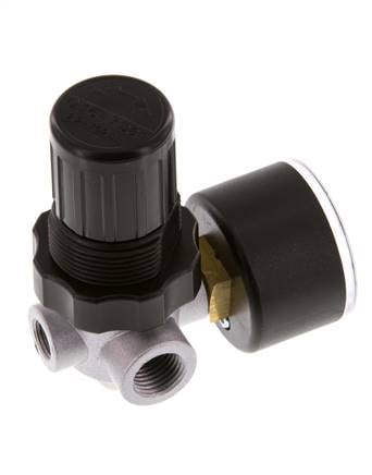 Pressure Regulator G1/4'' 450 l/min 0.15-7.0bar/2-102psi Zinc Die-Cast Standard 0